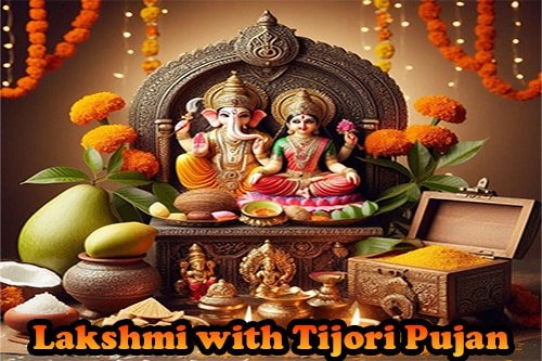 Mahalakshmi with Tijori ( safe) Pujan