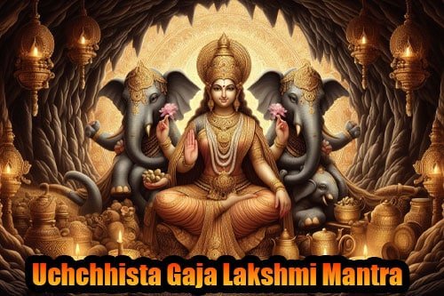 Uchchhista Gaja Lakshmi Mantra for Wealth